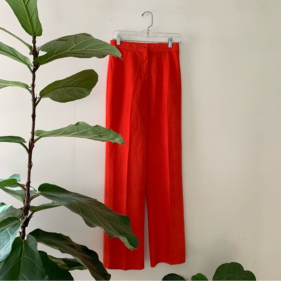 Vintage Pants - AMAZING True Vintage 70’s high waisted velvet pants!